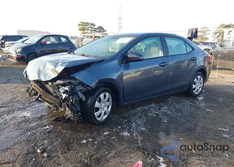 2014 Toyota Corolla Le from USA, damaged, VIN 2T1BURHE0EC033787